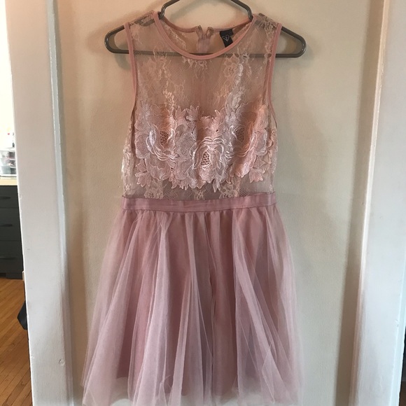 Light pink party dress